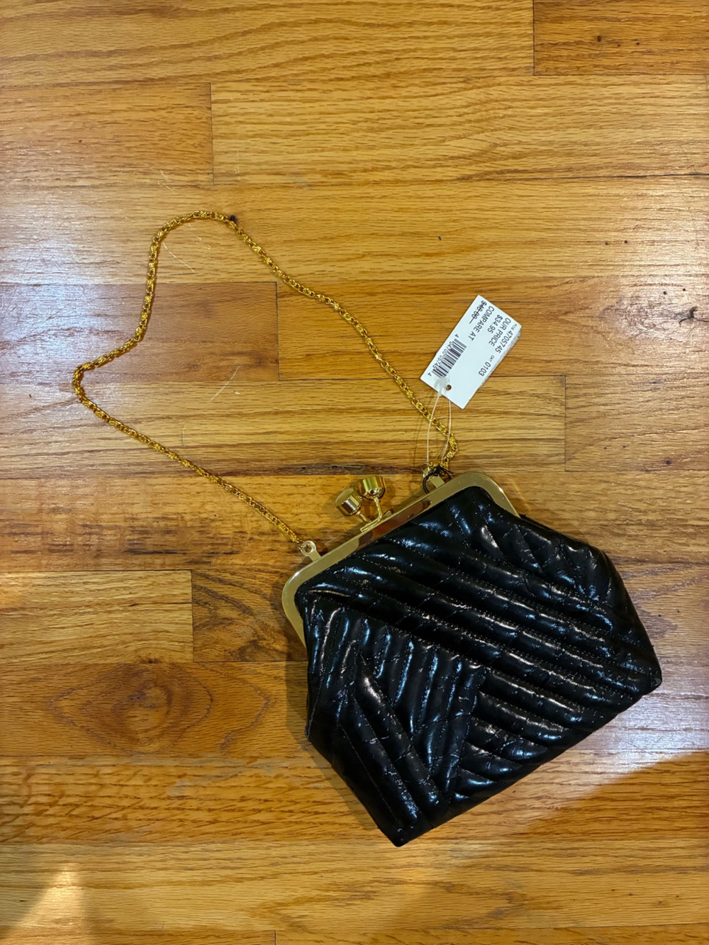 NWT Black Clutch